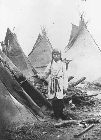 Dakota Boy at Fort Snelling